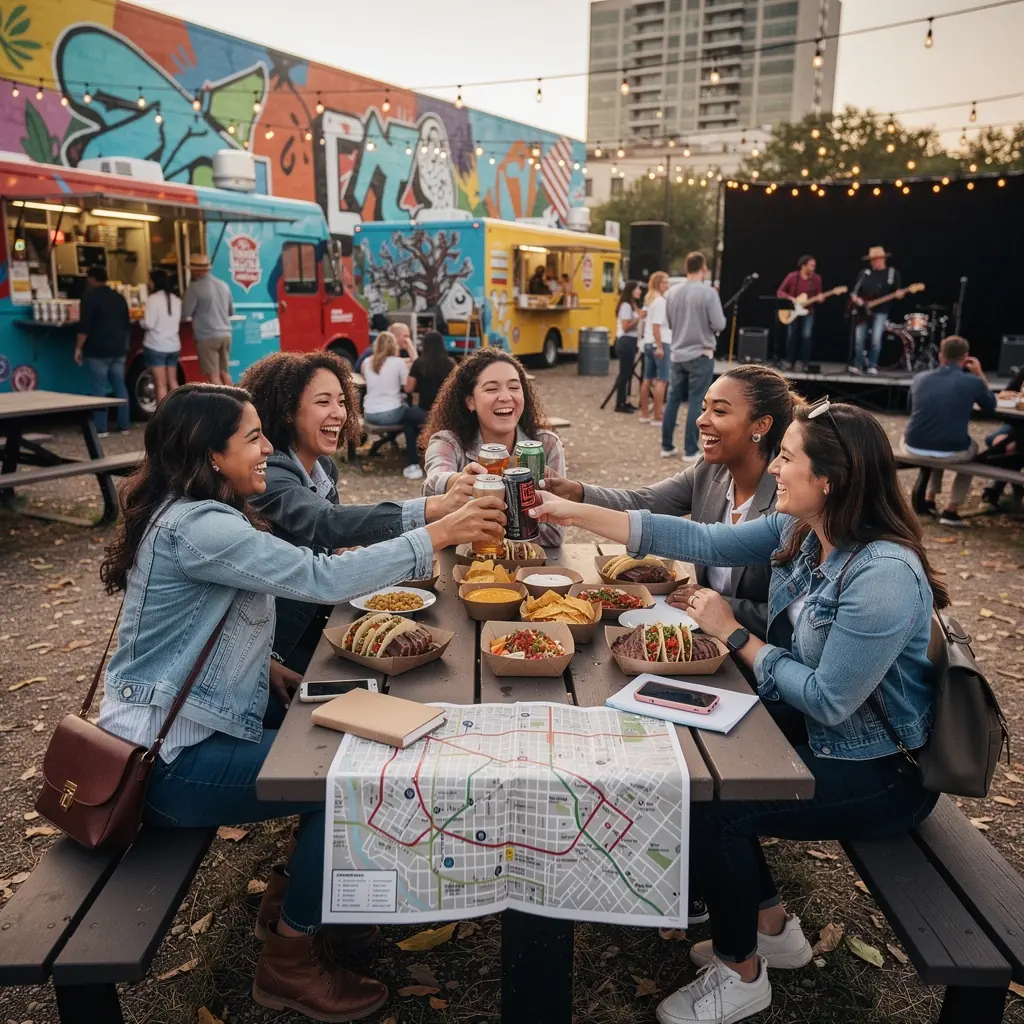 Человек, записывающий заметки о маршруте в своем блокноте во время путешествия.