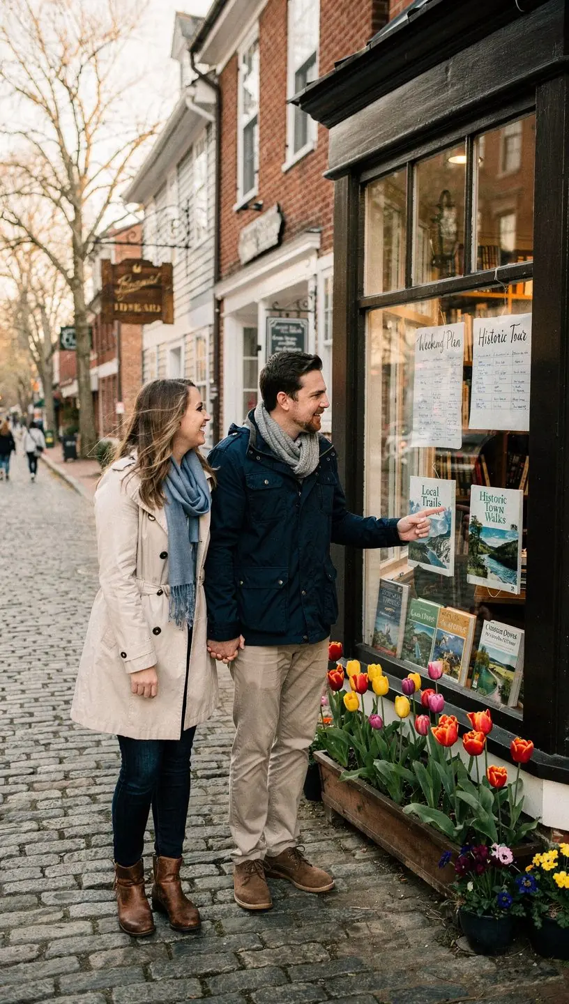 Группа туристов, наслаждающихся пикником на фоне красивого озера.